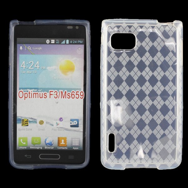 Wholesale LG Optimus F3 MS659 TPU Gel Case (Clear)